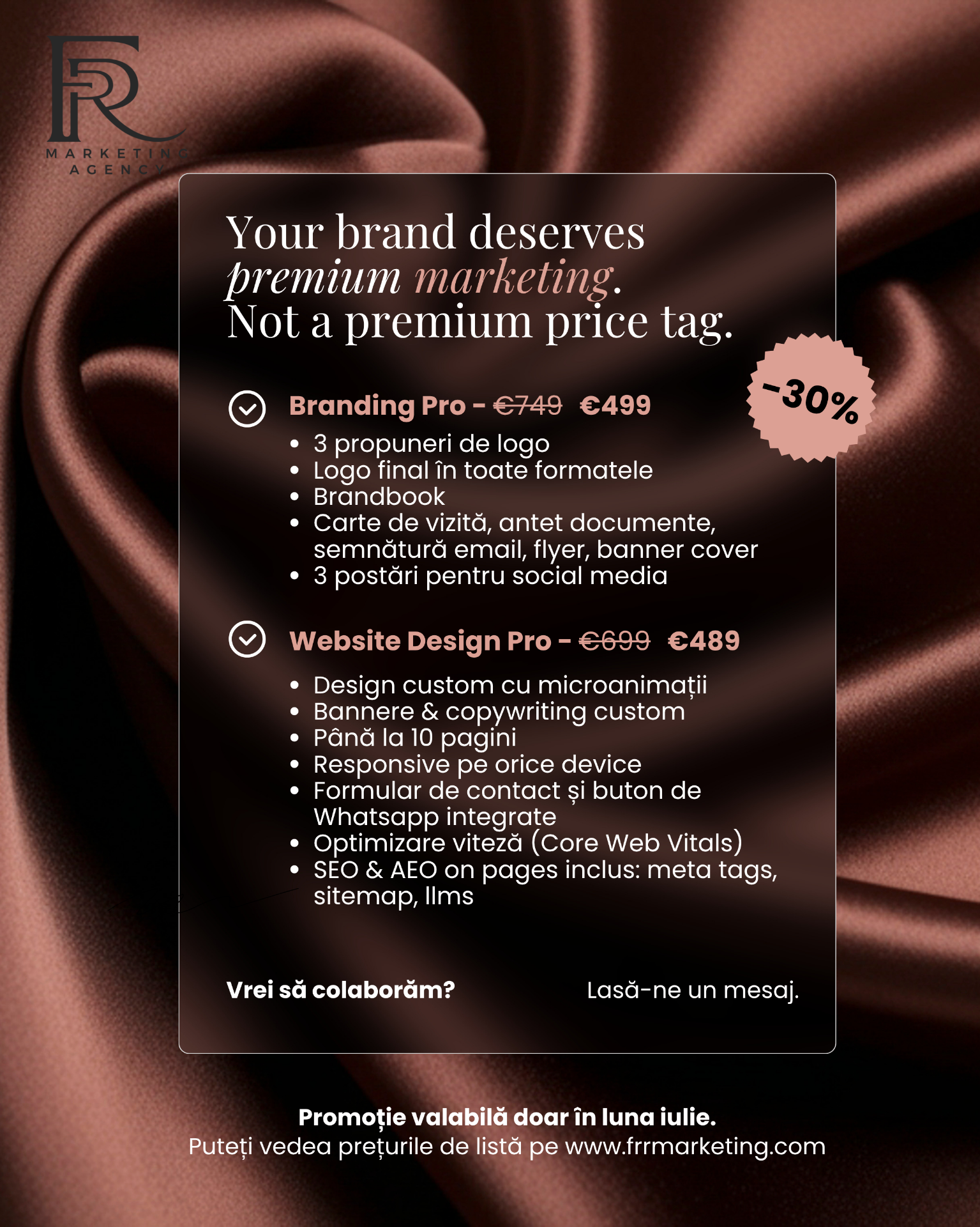 July promotional offer
