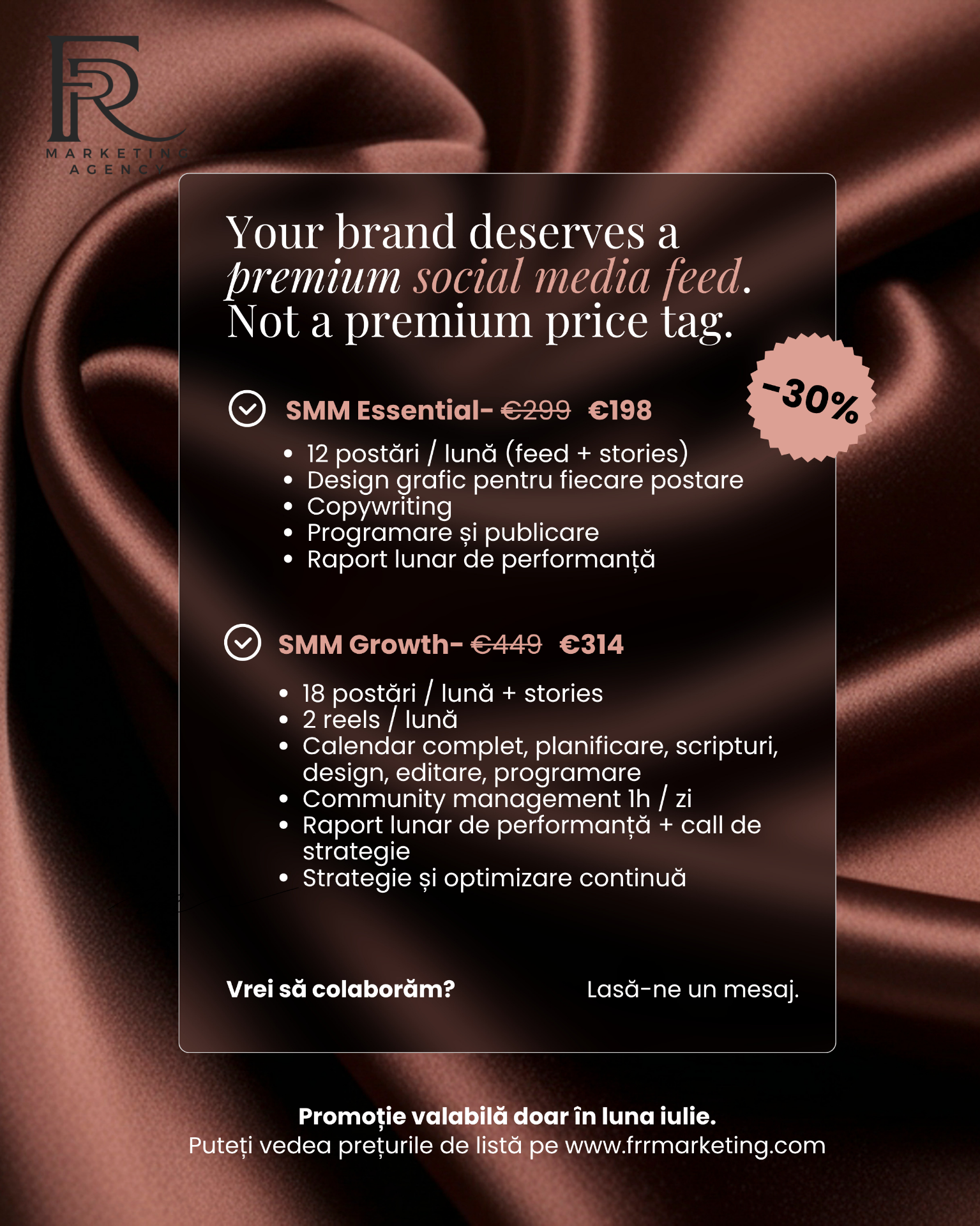 July promotional offer